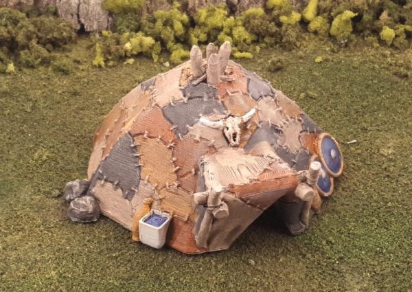 28mm barbarian tent