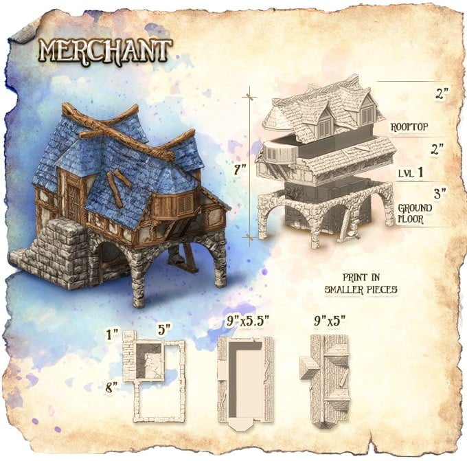 Merchant House for Terrain