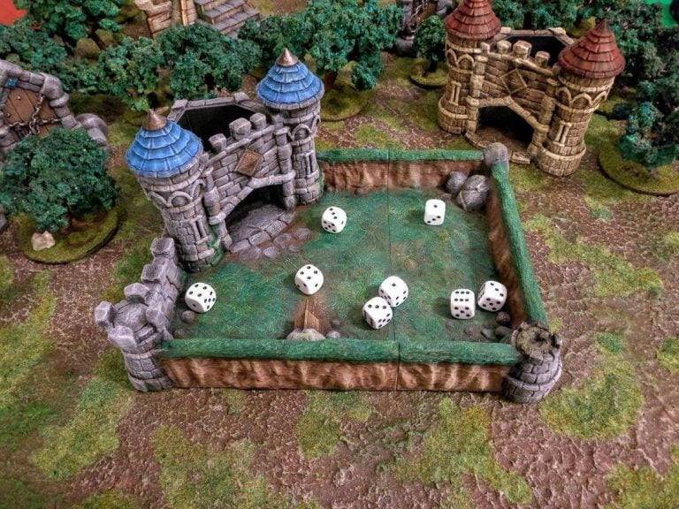 Medieval Dice Tower For All Dice Sizes