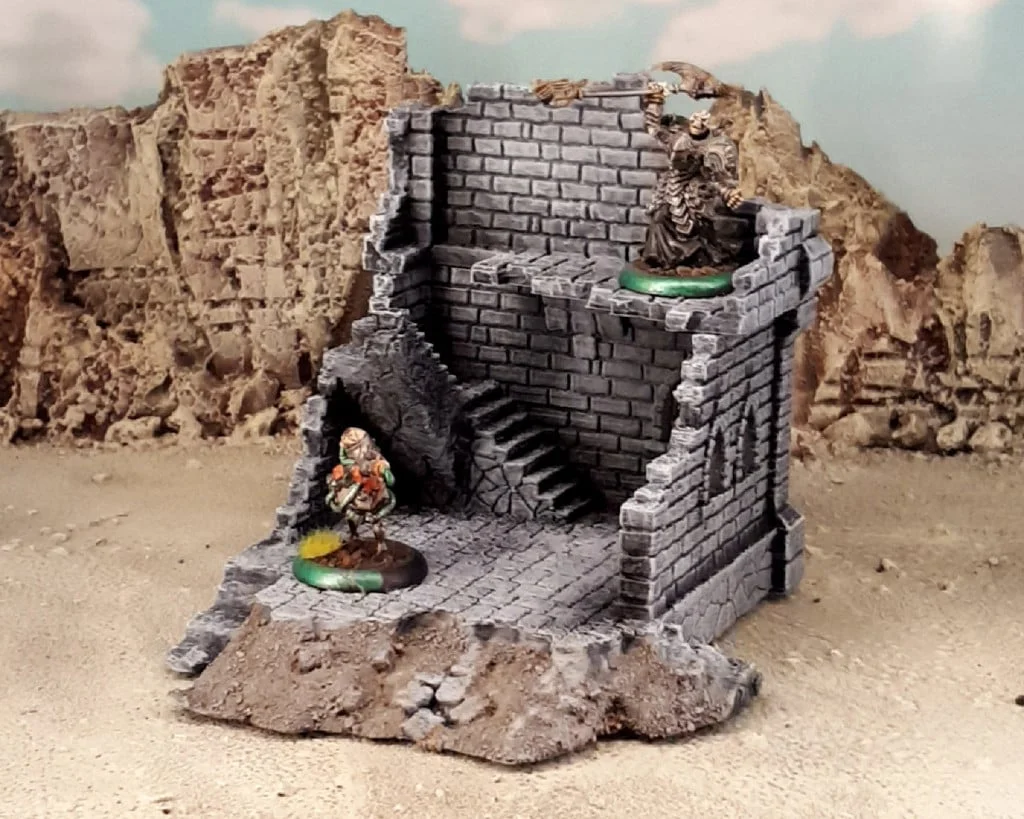 28mm fantasy ruins terrain