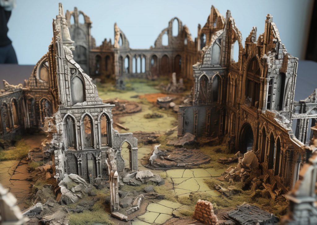 gothic city ruins